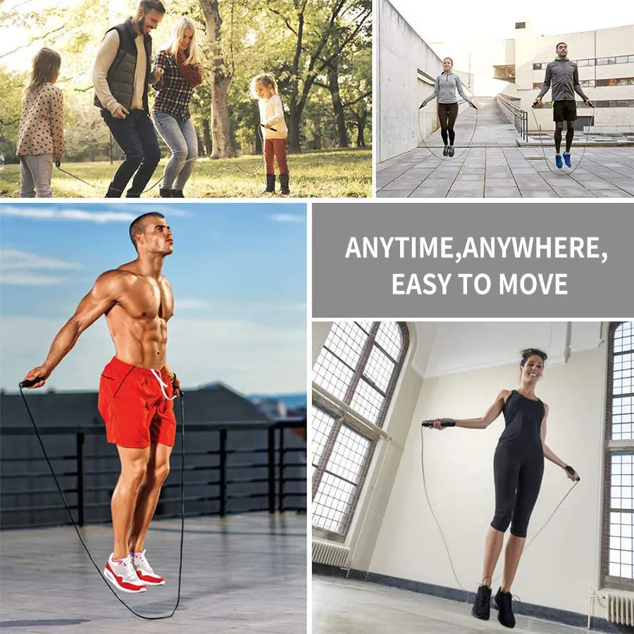 Rapid Speed Jump Rope Steel Wire Skipping Rope Exercise