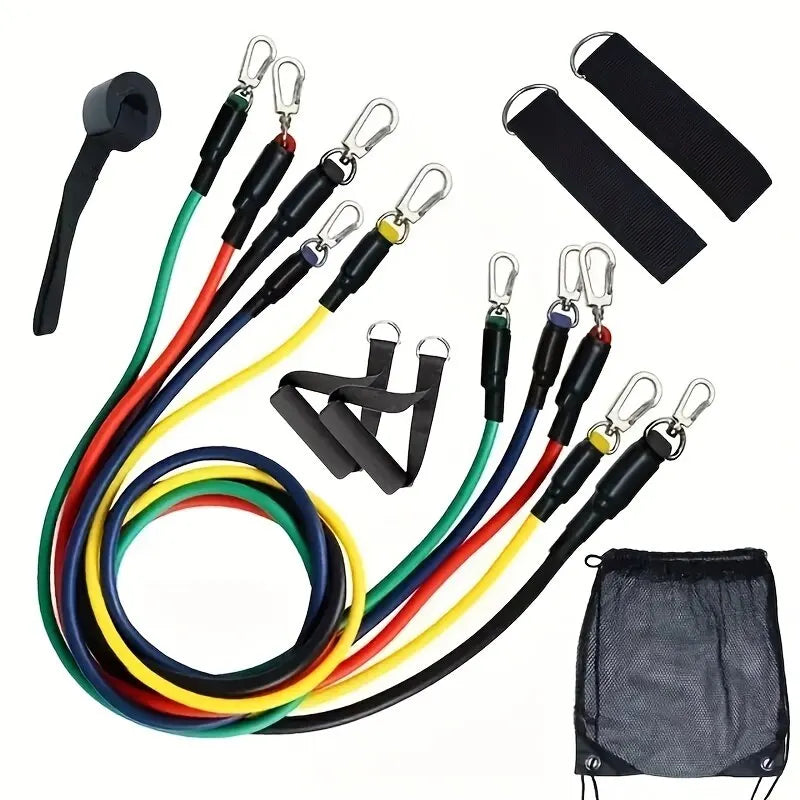 Portable Fitness Equipment, Ankle Strap, Chest Expander, Elastic Exercise Band