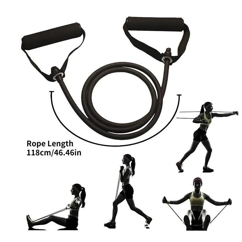 Workout Bands With Handles For Men Women, Strength Training Equipment At Home