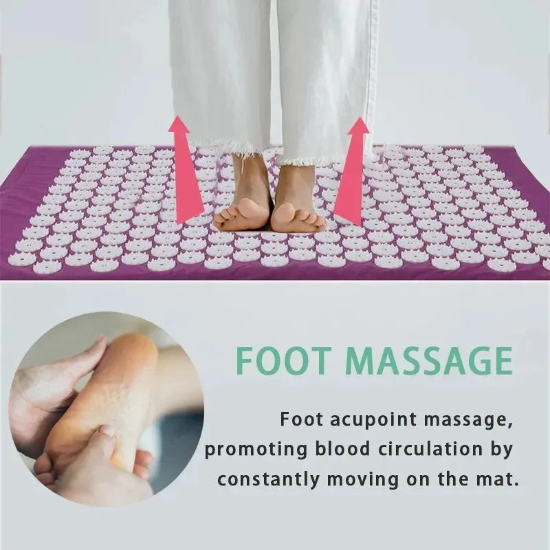 Yoga Mat Back Pain Relief Needle Pad With Pillow