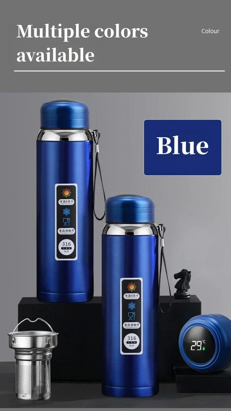 Stainless Steel Water Bottle with Intelligent Temperature