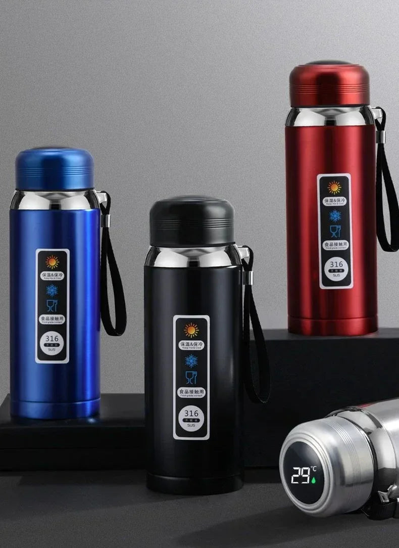 Stainless Steel Water Bottle with Intelligent Temperature