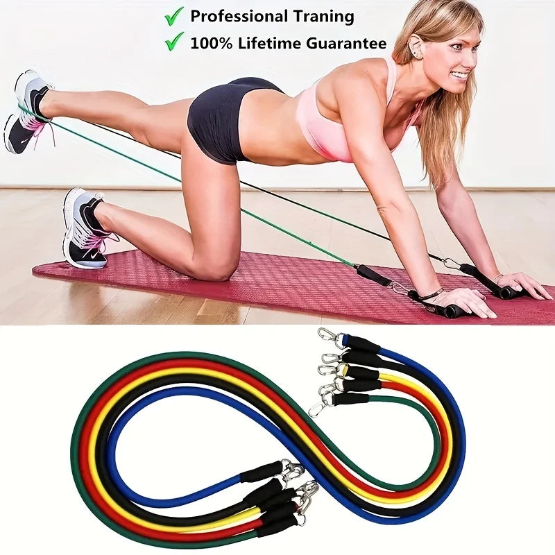 Portable Fitness Equipment, Ankle Strap, Chest Expander, Elastic Exercise Band