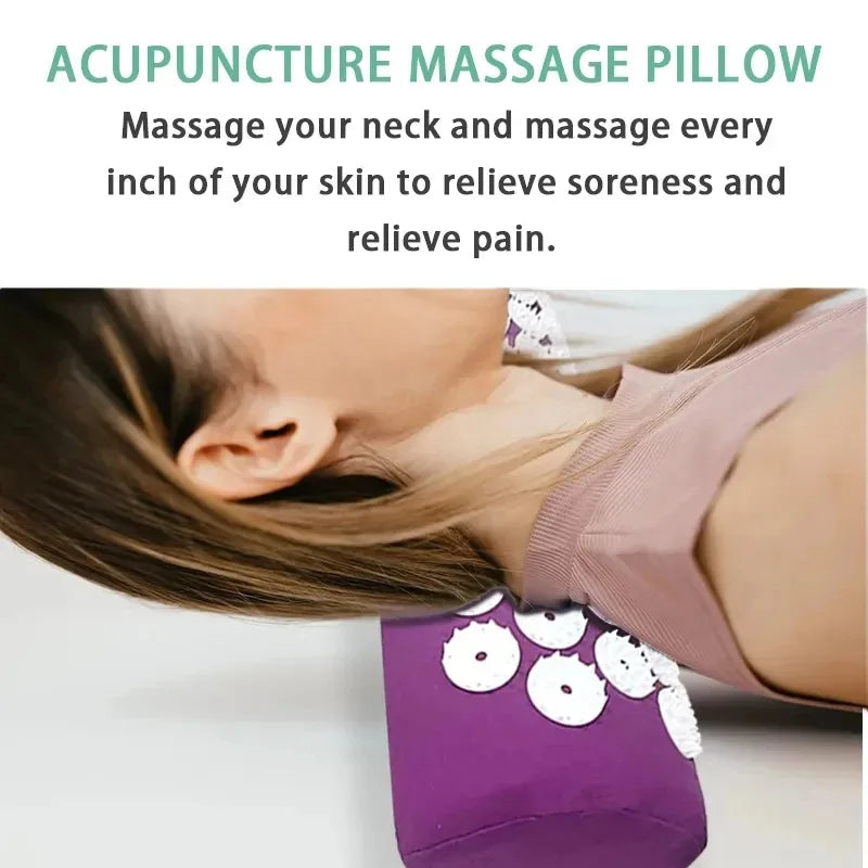 Yoga Mat Back Pain Relief Needle Pad With Pillow