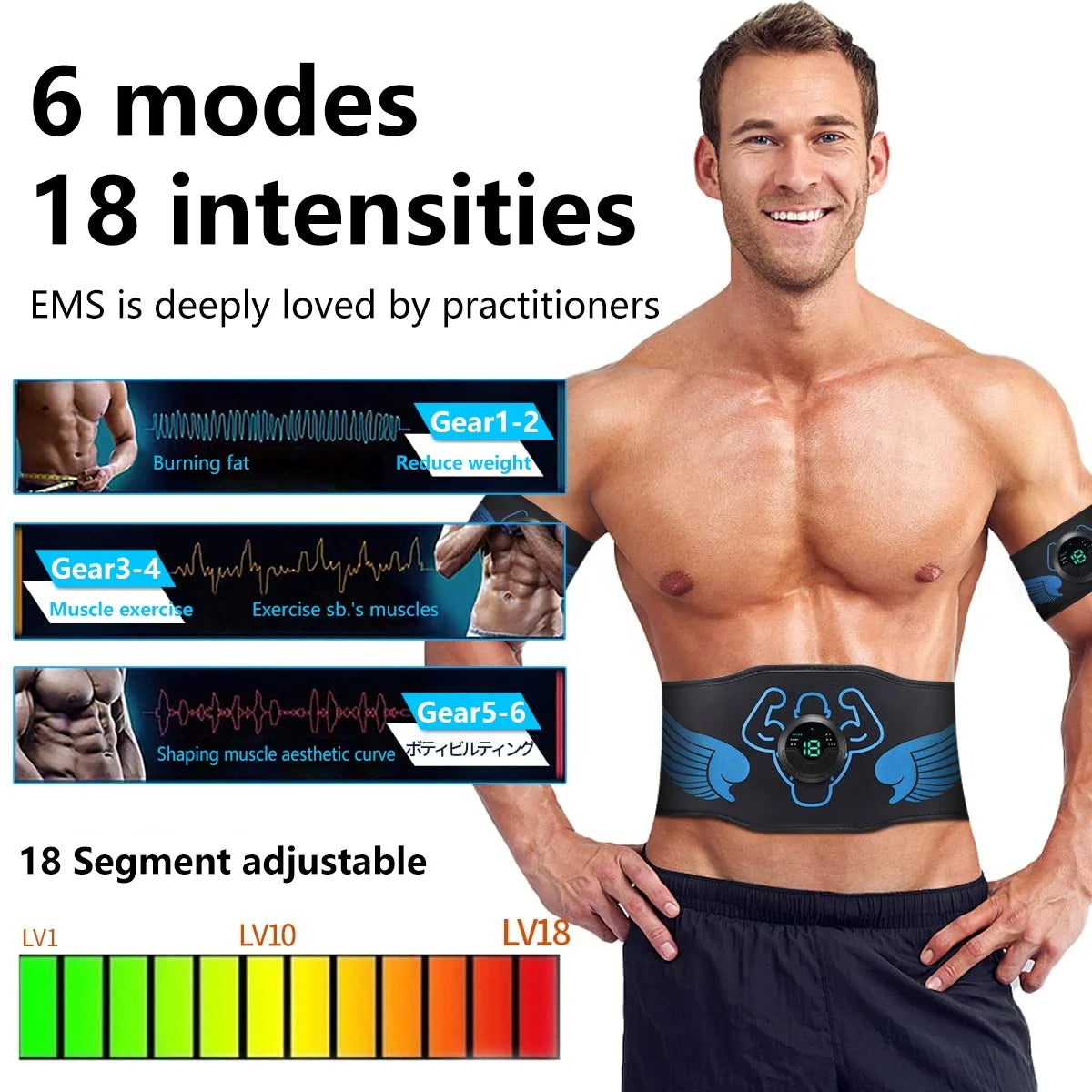 Weight Loss Abdominal Massage Machine Ems Body Massage