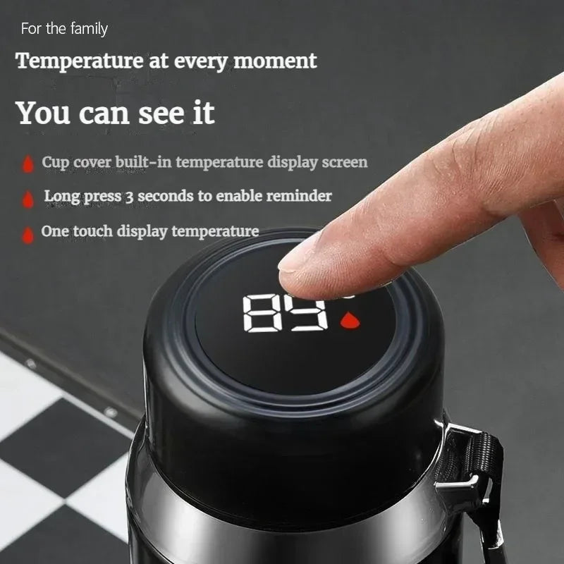 Stainless Steel Water Bottle with Intelligent Temperature