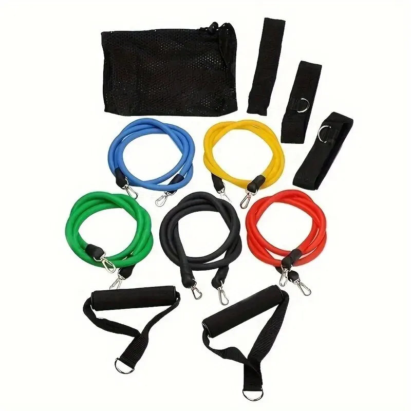 Portable Fitness Equipment, Ankle Strap, Chest Expander, Elastic Exercise Band