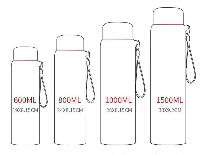Stainless Steel Water Bottle with Intelligent Temperature