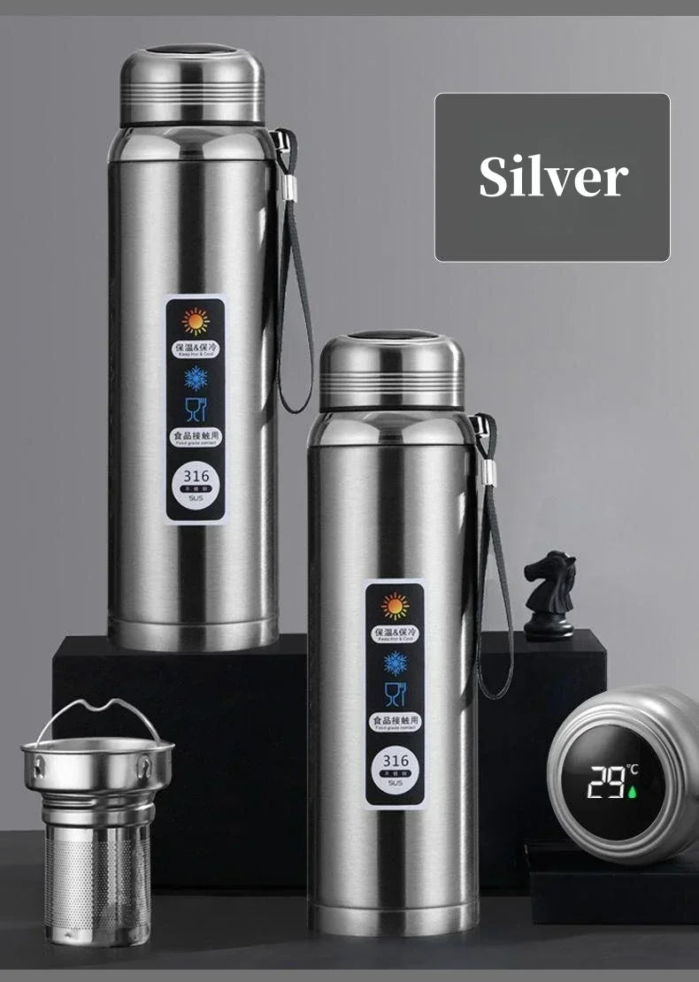Stainless Steel Water Bottle with Intelligent Temperature