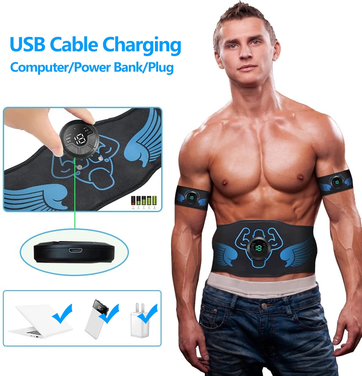 Weight Loss Abdominal Massage Machine Ems Body Massage