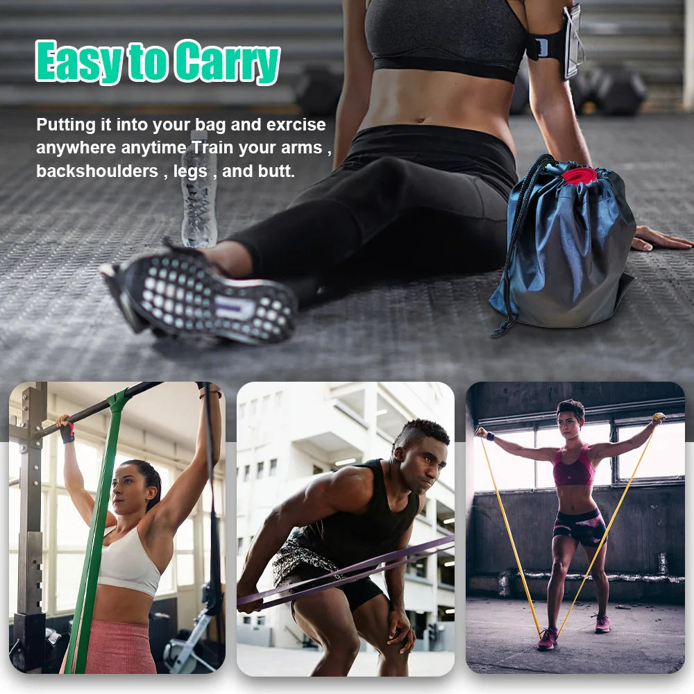 Tough Latex Resistance Band Elastic Exercise Strength Pull-Ups