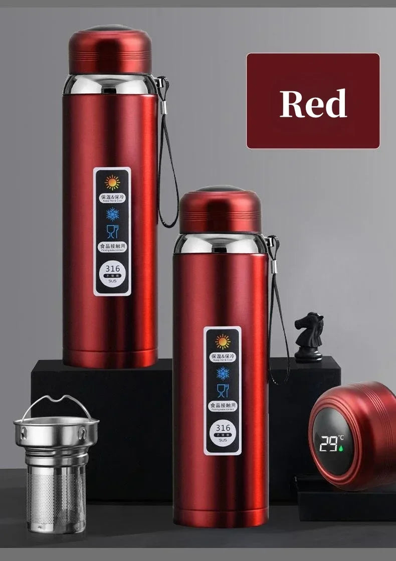 Stainless Steel Water Bottle with Intelligent Temperature
