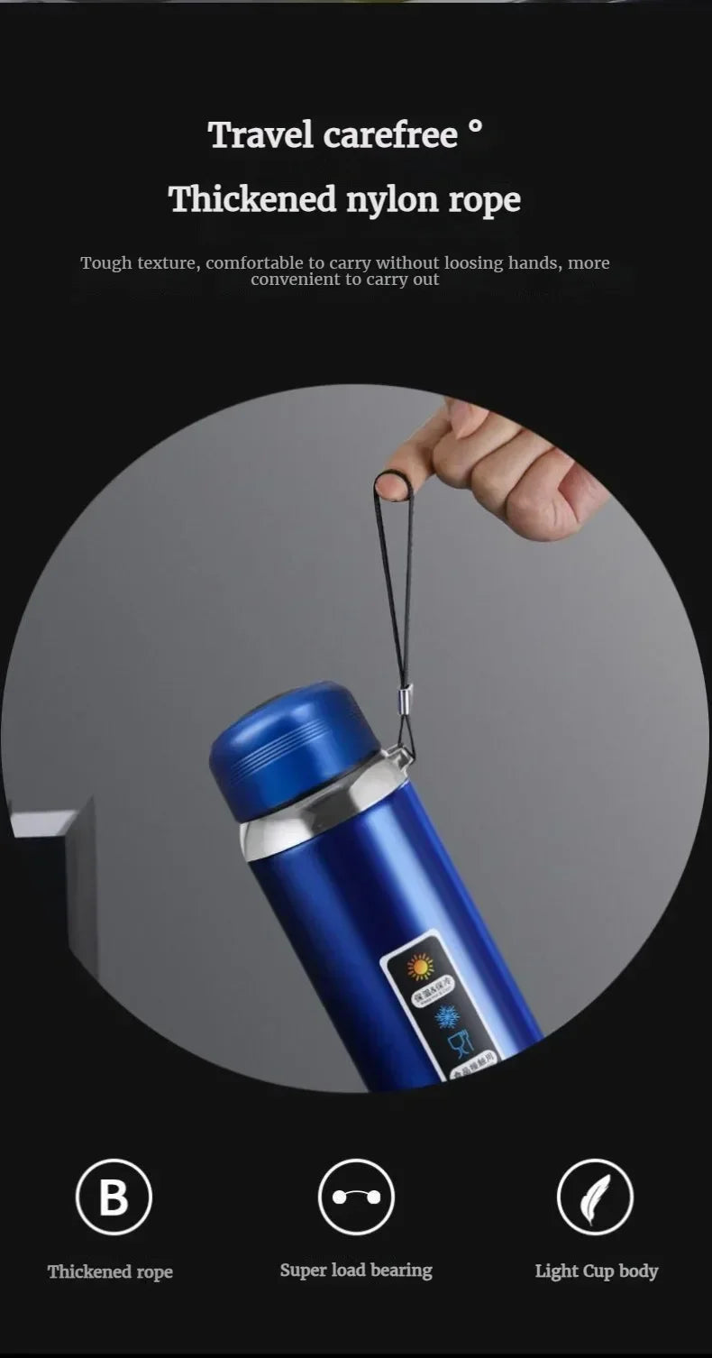 Stainless Steel Water Bottle with Intelligent Temperature
